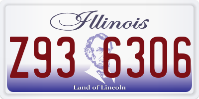 IL license plate Z936306