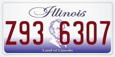 IL license plate Z936307