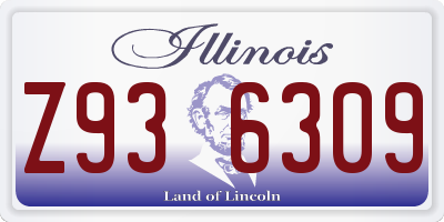 IL license plate Z936309