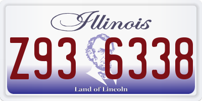 IL license plate Z936338