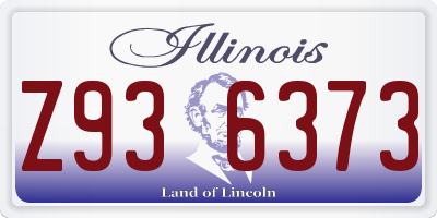 IL license plate Z936373