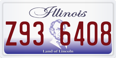 IL license plate Z936408