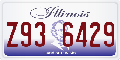 IL license plate Z936429