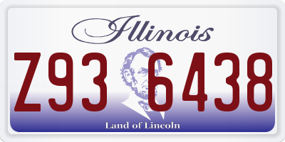 IL license plate Z936438