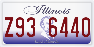 IL license plate Z936440