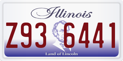 IL license plate Z936441