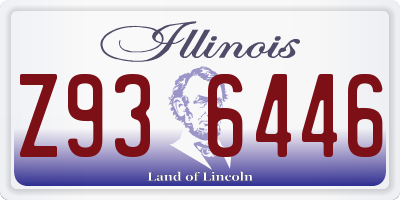 IL license plate Z936446