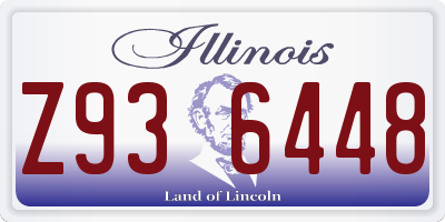 IL license plate Z936448