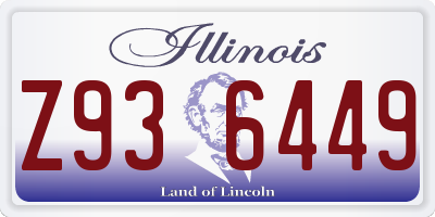 IL license plate Z936449