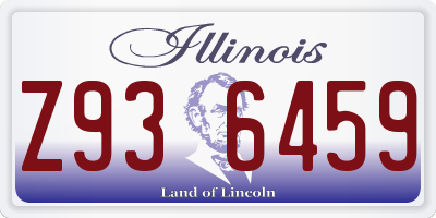 IL license plate Z936459