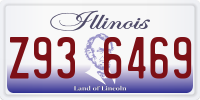 IL license plate Z936469