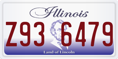 IL license plate Z936479