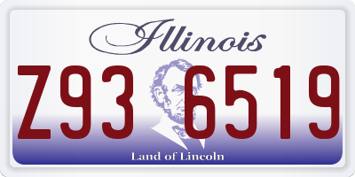 IL license plate Z936519
