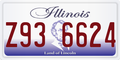 IL license plate Z936624