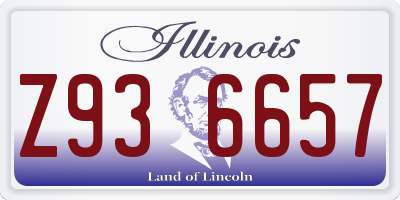 IL license plate Z936657