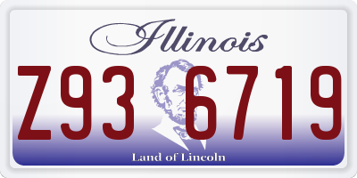 IL license plate Z936719
