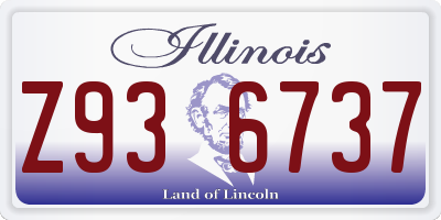 IL license plate Z936737