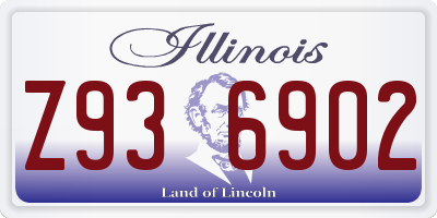 IL license plate Z936902
