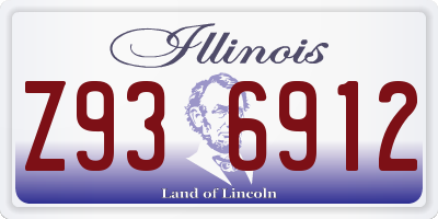 IL license plate Z936912