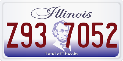 IL license plate Z937052