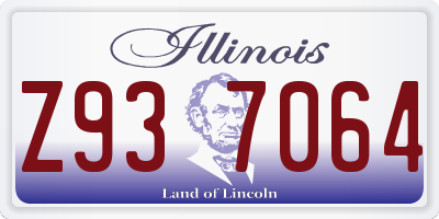 IL license plate Z937064