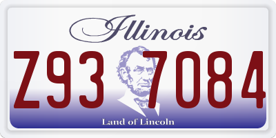 IL license plate Z937084