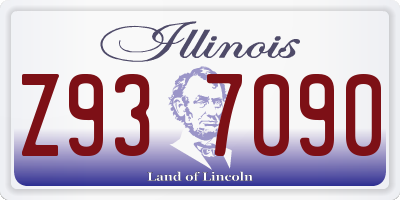 IL license plate Z937090