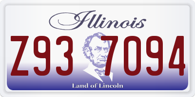 IL license plate Z937094