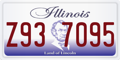 IL license plate Z937095