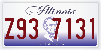 IL license plate Z937131