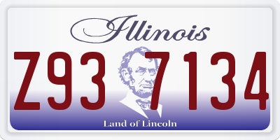 IL license plate Z937134