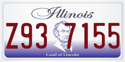 IL license plate Z937155
