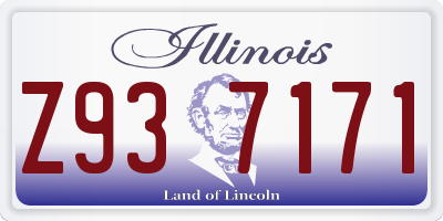 IL license plate Z937171
