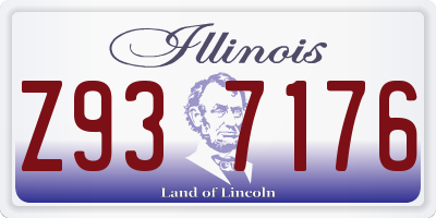 IL license plate Z937176