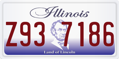 IL license plate Z937186