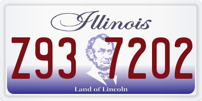 IL license plate Z937202