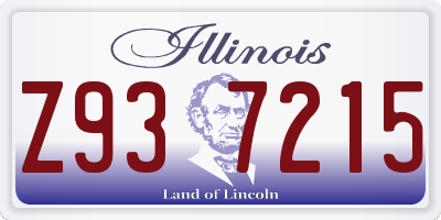 IL license plate Z937215