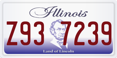 IL license plate Z937239
