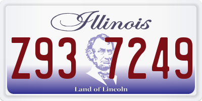 IL license plate Z937249