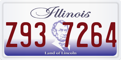 IL license plate Z937264