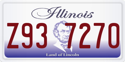 IL license plate Z937270