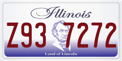 IL license plate Z937272