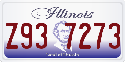 IL license plate Z937273