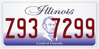 IL license plate Z937299