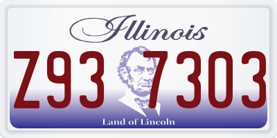 IL license plate Z937303