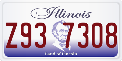 IL license plate Z937308