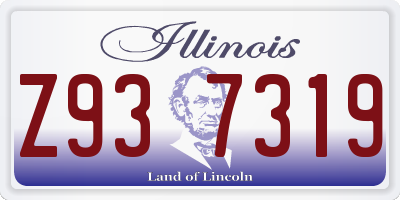 IL license plate Z937319