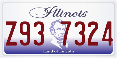 IL license plate Z937324