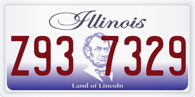 IL license plate Z937329