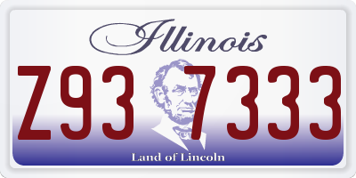 IL license plate Z937333